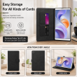 Smart Case for Samsung Galaxy Tab A7 Lite 8.7" &ndash; Trifold Stand Cover with Auto Sleep/Wake &amp; Shockproof TPU Back (SM-T220, SM-T225, SM-T227) &ndash; Black | iCare