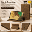 Smart Case for Samsung Galaxy Tab A7 Lite 8.7" &ndash; Trifold Stand Cover with Auto Sleep/Wake &amp; Shockproof TPU Back (SM-T220, SM-T225, SM-T227) &ndash; Brown | iCare