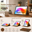 Redmi Pad 10.61 Inch Case | Premium Smart Flip Cover with Auto Sleep/Wake, Multi-Angle Stand, Shockproof TPU Back, Magnetic Closure &amp; Full Body Protection &ndash; Redmi Pad Brown | iCare