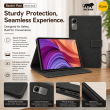 Redmi Pad 10.61 Inch Case | Premium Smart Flip Cover with Auto Sleep/Wake, Multi-Angle Stand, Shockproof TPU Back, Magnetic Closure &amp; Full Body Protection &ndash; Redmi Pad Black | iCare