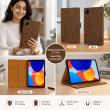 Redmi Pad SE 4G 8.7 Inch Smart Flip Cover Case | Auto Sleep/Wake | Multi-Angle Stand | Shockproof TPU Back | Full Body Protection | Lightweight Premium Folio Cover &ndash; Redmi Pad SE 4G Brown | iCare