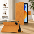 Redmi Pad SE 4G 8.7 Inch Smart Flip Cover Case | Auto Sleep/Wake | Multi-Angle Stand | Shockproof TPU Back | Full Body Protection | Lightweight Premium Folio Cover &ndash; Redmi Pad SE 4G Golden Brown | iCare