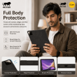 Redmi Pad 7 Pro Smart Flip Cover Case | Premium PU Leather Folio Cover with Auto Sleep/Wake | Multi-Angle Stand | Shockproof TPU Back &ndash; Redmi Pad 7 Pro Black | iCare