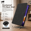 Redmi Pad 7 Pro Smart Flip Cover Case | Premium PU Leather Folio Cover with Auto Sleep/Wake | Multi-Angle Stand | Shockproof TPU Back &ndash; Redmi Pad 7 Pro Black | iCare