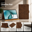 OnePlus Pad Case Cover | Premium Smart Flip Cover with Auto Sleep/Wake, Multi-Angle Stand, Shockproof TPU Back, Full Body Protection for OnePlus Pad 11.61 Inch &ndash; Brown | iCare