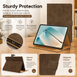 OnePlus Pad Case Cover | Premium Smart Flip Cover with Auto Sleep/Wake, Multi-Angle Stand, Shockproof TPU Back, Full Body Protection for OnePlus Pad 11.61 Inch &ndash; Brown | iCare