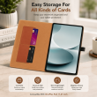 OnePlus Pad Case Cover | Premium Smart Flip Cover with Auto Sleep/Wake, Multi-Angle Stand, Shockproof TPU Back, Full Body Protection for OnePlus Pad 11.61 Inch &ndash; Golden Brown | iCare