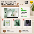 OnePlus Pad Case Cover | Premium Smart Flip Cover with Auto Sleep/Wake, Multi-Angle Stand, Shockproof TPU Back, Full Body Protection for OnePlus Pad 11.61 Inch &ndash; Golden Brown | iCare