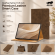 OnePlus Pad Go 11.35 Inch Flip Cover Case | Premium PU Leather Folio Cover with Multi-Angle Smart Stand &ndash; Brown | iCare