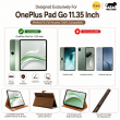 OnePlus Pad Go 11.35 Inch Flip Cover Case | Premium PU Leather Folio Cover with Multi-Angle Smart Stand &ndash; Brown | iCare
