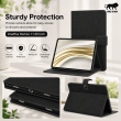 OnePlus Pad Go 11.35 Inch Flip Cover Case | Premium PU Leather Folio Cover with Multi-Angle Smart Stand &ndash; Black | iCare