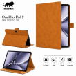 OnePlus Pad 2 Case Cover 12.1 Inch | Premium Smart Flip Cover with Auto Sleep/Wake, Multi-Angle Stand &ndash; Golden Brown | iCare
