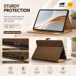 OnePlus Pad 2 Lite Case Cover | Premium Smart Flip Cover with Auto Sleep/Wake, Multi-Angle Stand, Shockproof TPU Back, Full Body Protection for OnePlus Pad 2 Lite &ndash; Brown | iCare