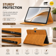 OnePlus Pad 2 Lite Case Cover | Premium Smart Flip Cover with Auto Sleep/Wake, Multi-Angle Stand, Shockproof TPU Back, Full Body Protection for OnePlus Pad 2 Lite &ndash; Golden Brown | iCare