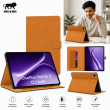 OnePlus Pad Go 2 12.1 Inch Flip Cover Case (OPD2504/OPD2505) | Premium PU Leather Folio Cover with Multi-Angle Stand &ndash; Golden Brown | iCare