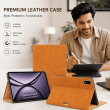 OnePlus Pad 3 13.2 Inch OPD2415 Flip Cover Case | Premium PU Leather Folio Cover with Multi-Angle Smart Stand &ndash; Golden Brown | iCare