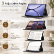 OnePlus Pad 3 13.2 Inch OPD2415 Flip Cover Case | Premium PU Leather Folio Cover with Multi-Angle Smart Stand &ndash; Black | iCare