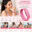 Nylon Sports Wristband Compatible with Google Fitbit Air | Soft Breathable Replacement Strap for Fitness Tracker &ndash; Red | iCare