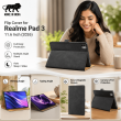 Flip Cover for Realme Pad 3 11.6 Inch (2026) | Premium PU Leather Folio Case | Multi-Angle Smart Stand | Card Storage Slots &ndash; Black | iCare