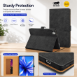 Flip Cover for Realme Pad 3 11.6 Inch (2026) | Premium PU Leather Folio Case | Multi-Angle Smart Stand | Card Storage Slots &ndash; Black | iCare