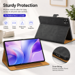 Flip Cover for Realme Pad 2 11.5 Inch | Premium PU Leather Folio Case | Multi-Angle Smart Stand | Card Storage Slots &ndash; Black | iCare