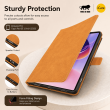 Flip Cover Compatible with Oppo Pad SE 11 Inch (2025) | Premium PU Leather Folio Case | Multi-Angle Stand &ndash; Golden Brown | iCare