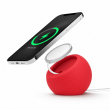 iPhone 12, 13, 14, 15 16 And 17 Series Silicone Charging Stand Compatible with Apple MagSafe Charger &ndash; Red | iCare