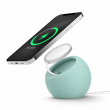 iPhone 12, 13, 14, 15 16 And 17 Series Silicone Charging Stand Compatible with Apple MagSafe Charger &ndash; Mint green | iCare