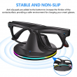 Charging Stand And Fast Charging Cable Kit for Meta Ray-Ban Smart Glasses | RGB LED Charging Dock, Storage Display Stand, USB Charging Cable, Stable Desktop Holder for Smart Glasses Accessories By iC | iCare