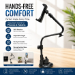 Car Mount Stand for Phones &amp; Tablets Up to 8 Inches | Car Phone Holder with Suction Cup | Dashboard &amp; Windshield Mount for 4-8 Inch Devices | iCare