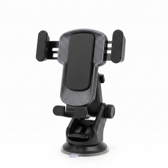 Universal Car Phone Holder | Adjustable Dashboard &amp; Windshield Mount | Push Type Suction Cup | Fits 4-6 Inch Device | iCare