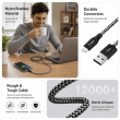 3 meter Nylon Cable iOS lightning Pin | Fast Charging Nylon Braided Lightning Cable Compatible for Apple iPhone, iPad &amp; iPod | iCare