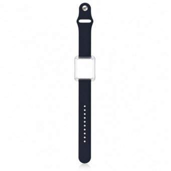 WHOOP 5.0, 4.0 And 3.0 Silicone Strap with ABS Protective Case, Sweat &amp; Water Resistant Replacement Band &ndash; Clear Matte | iCare