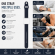 WHOOP 5.0, 4.0 And 3.0 Silicone Strap with ABS Protective Case, Sweat &amp; Water Resistant Replacement Band &ndash; Clear Matte | iCare