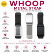 WHOOP 5.0, 4.0 And 3.0 Stainless Steel Magnetic Mesh Strap with ABS Protective Case Replacement Band &ndash; Silver | iCare