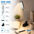 USB LED Desk Reading Lamp | Adjustable Eye-Caring Study &amp; Office Table Lamp | iCare