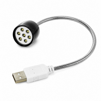 Flexible USB LED Reading Light | Portable Adjustable USB Lamp for Laptop &amp; Reading | iCare