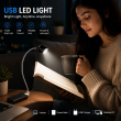 Flexible USB LED Reading Light | Portable Adjustable USB Lamp for Laptop &amp; Reading | iCare