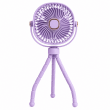 Portable Mini Fan | Rechargeable USB Personal Cooling Fan with Adjustable Speed, Compact &amp; Lightweight Design &ndash; Purple | iCare