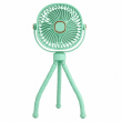 Portable Mini Fan | Rechargeable USB Personal Cooling Fan with Adjustable Speed, Compact &amp; Lightweight Design &ndash; Green | iCare