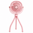 Portable Mini Fan | Rechargeable USB Personal Cooling Fan with Adjustable Speed, Compact &amp; Lightweight Design &ndash; Pink | iCare