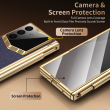 Samsung Galaxy Z Fold 8 Ultra Faux Leather Case | Luxury Full Coverage Foldable Protective Cover with Hinge Protection, Camera Guard &amp; Premium Cover Case &ndash; Blue | iCare