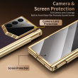Samsung Galaxy Z Fold 8 Ultra Faux Leather Case | Luxury Full Coverage Foldable Protective Cover with Hinge Protection, Camera Guard &amp; Premium Cover Case &ndash; Purple | iCare