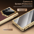 Samsung Galaxy Z Fold 8 Ultra Faux Leather Case | Luxury Full Coverage Foldable Protective Cover with Hinge Protection, Camera Guard &amp; Premium Cover Case &ndash; Wine Red | iCare