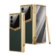 Samsung Galaxy Z Fold 8 Ultra Faux Leather Case | Luxury Full Coverage Foldable Protective Cover with Hinge Protection, Camera Guard &amp; Premium Cover Case &ndash; Green | iCare