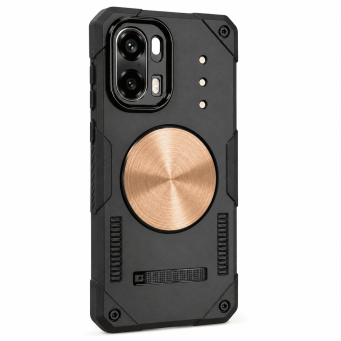 Heat Dissipation MagSafe Case for OnePlus 15R Or OnePlus Ace 6 | Magnetic Shockproof Protective Cover, Cooling Design, Anti-Scratch Phone Case with Camera Protection &ndash; Black | iCare