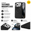 Textured Leather MagSafe Case for iPhone 15, iPhone 16, iPhone 17, iPhone 17 Pro &amp; iPhone 17 Pro Max | Premium Protective Cover &ndash; iPhone 17 Pro Black | iCare