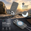 Textured Leather MagSafe Case for iPhone 15, iPhone 16, iPhone 17, iPhone 17 Pro &amp; iPhone 17 Pro Max | Premium Protective Cover &ndash; iPhone 17 ProMax Grey | iCare