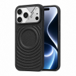 Textured Leather MagSafe Case for iPhone 15, iPhone 16, iPhone 17, iPhone 17 Pro &amp; iPhone 17 Pro Max | Premium Protective Cover &ndash; iPhone 18 Pro Black | iCare