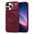 Textured Leather MagSafe Case for iPhone 15, iPhone 16, iPhone 17, iPhone 17 Pro &amp; iPhone 17 Pro Max | Premium Protective Cover &ndash; iPhone 18 Pro Wine Red | iCare